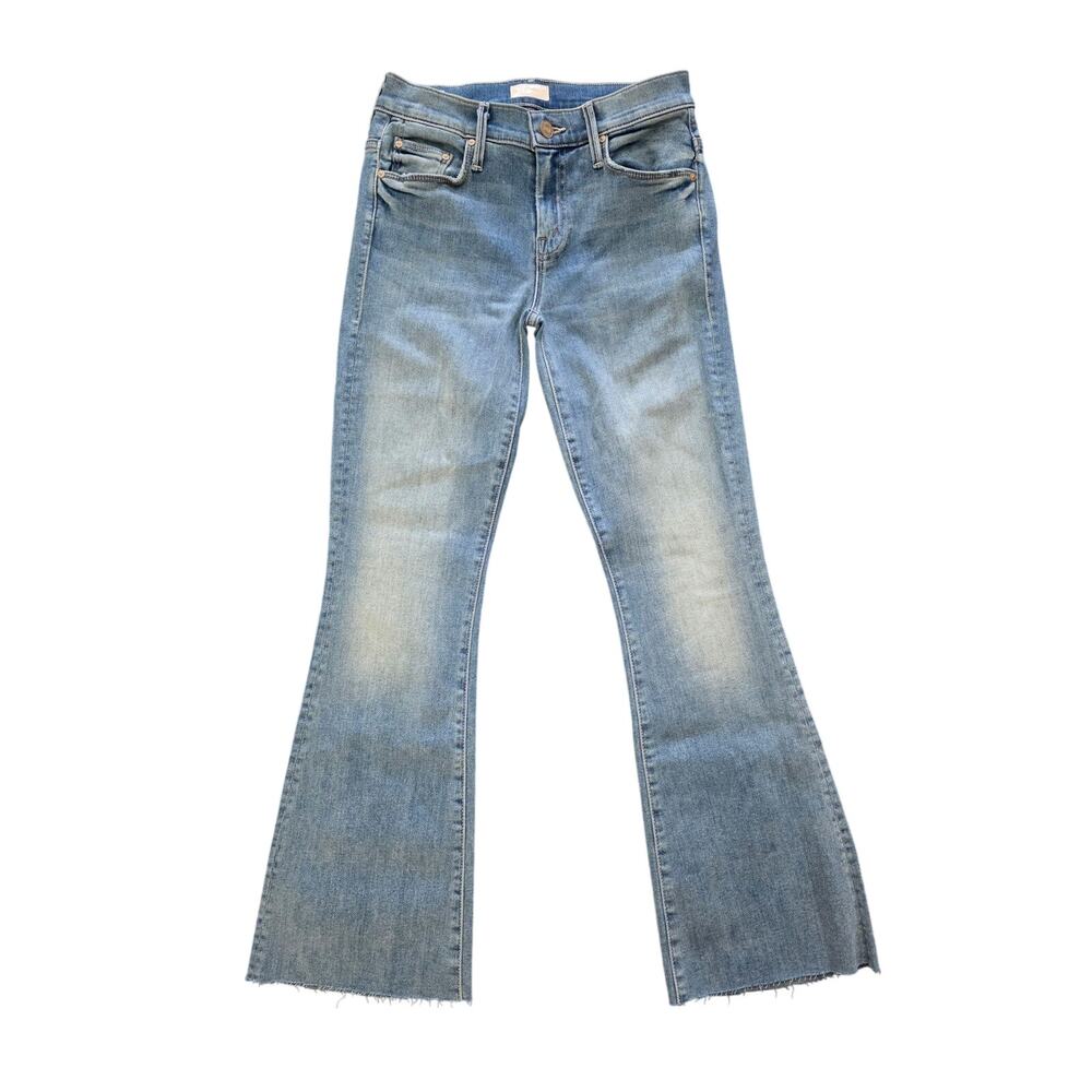Mother Undone Hem Weekender Wild At Heart Jeans Size 24